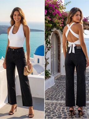 ✨Black Jeans super-stretch XS | NEW with Tags✨by BALBOA